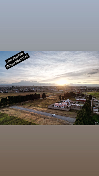 Terreno Residencial de 200 m2 en Venta en San Jorge Pueblo Nuevo, Metepec