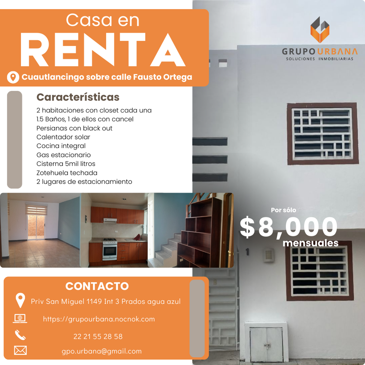 Casa en renta en Cuautlancingo, Cuautlancingo — foto 1 de 13