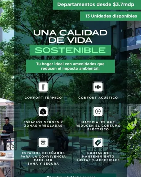 Departamento en venta en Villa Bonita, Saltillo — foto 3 de 5