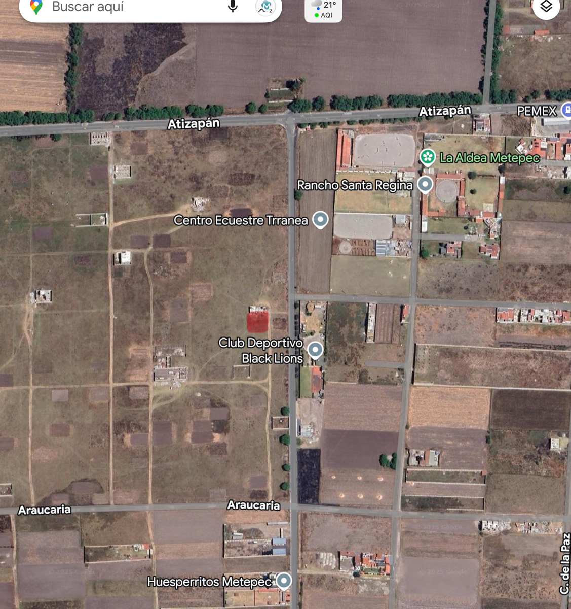 Terreno en venta en San Miguel Totocuitlapilco, Metepec