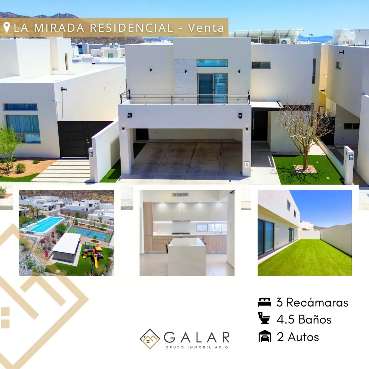 Casa en venta en La Mirada Residencial, Hermosillo — foto 1 de 34