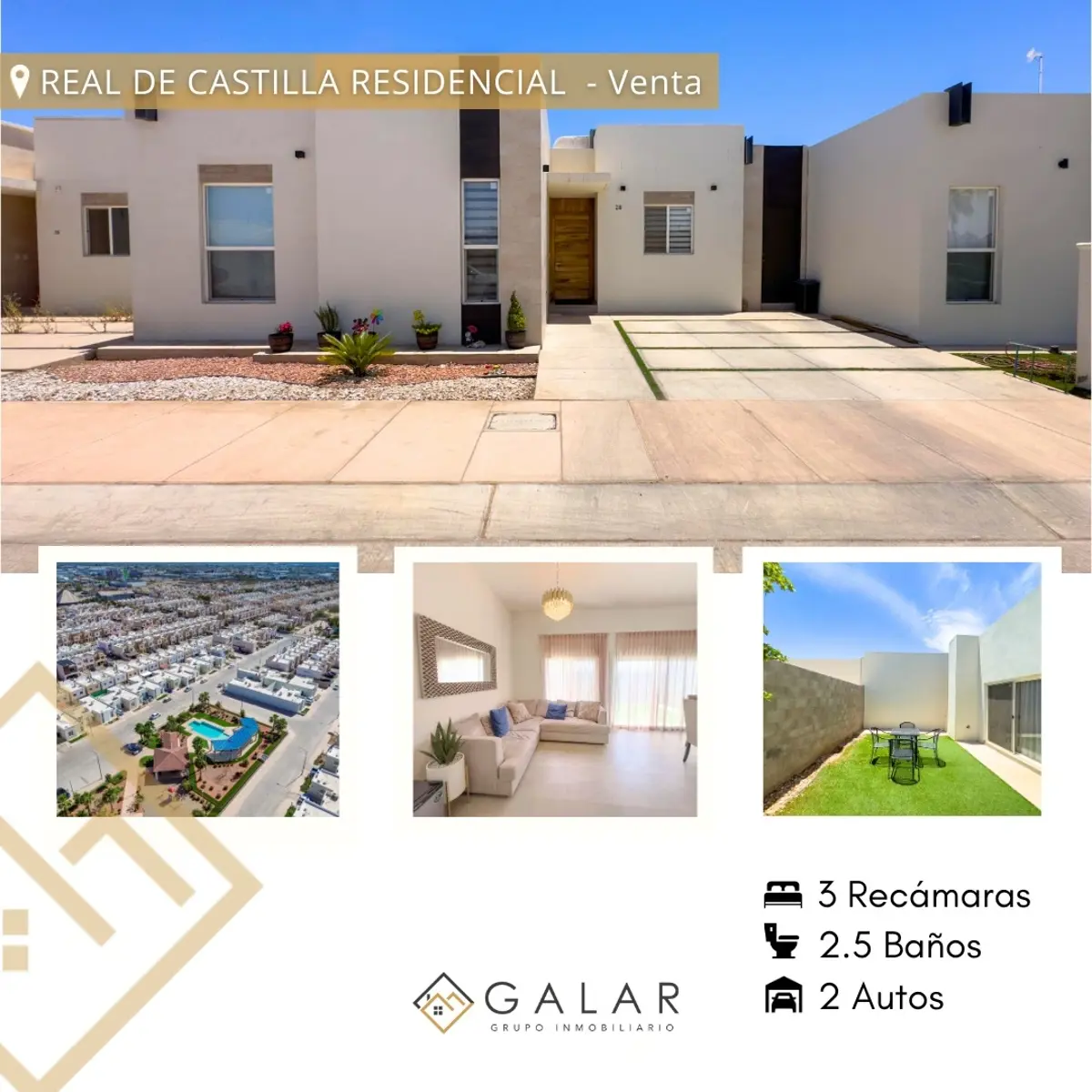 Casa en venta en Real de Castilla, Hermosillo — foto 1 de 28