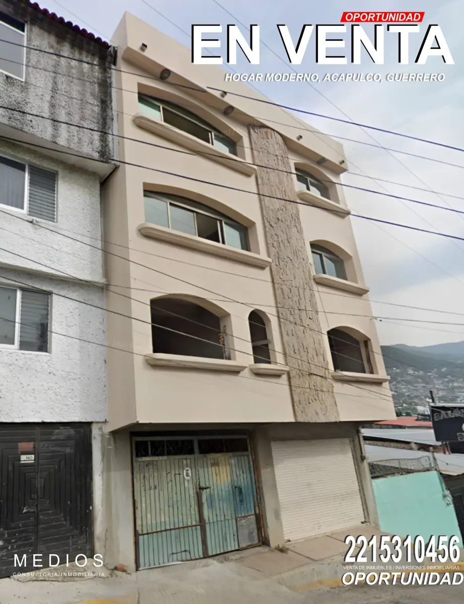 Edificio en venta en Hogar Moderno, Acapulco de Juárez — foto 1 de 7