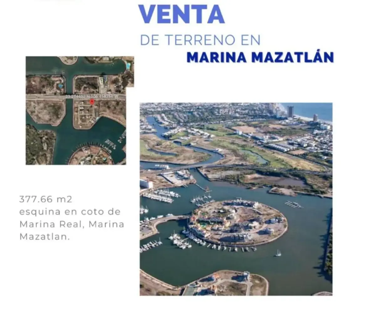 Terreno en venta en Marina Mazatlan, Mazatlán — foto 1 de 6