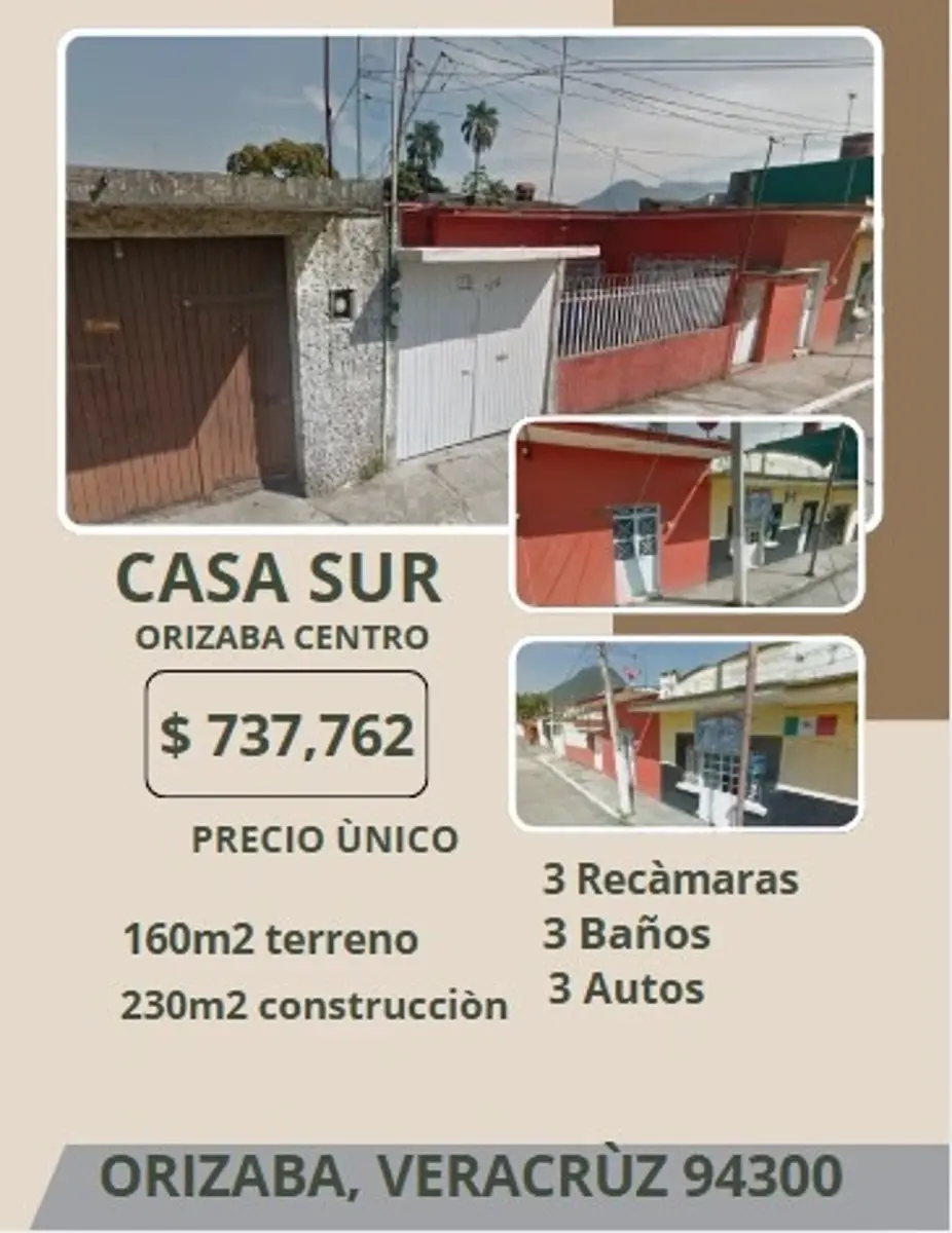 Casa en venta en Orizaba Centro, Orizaba — foto 1 de 14
