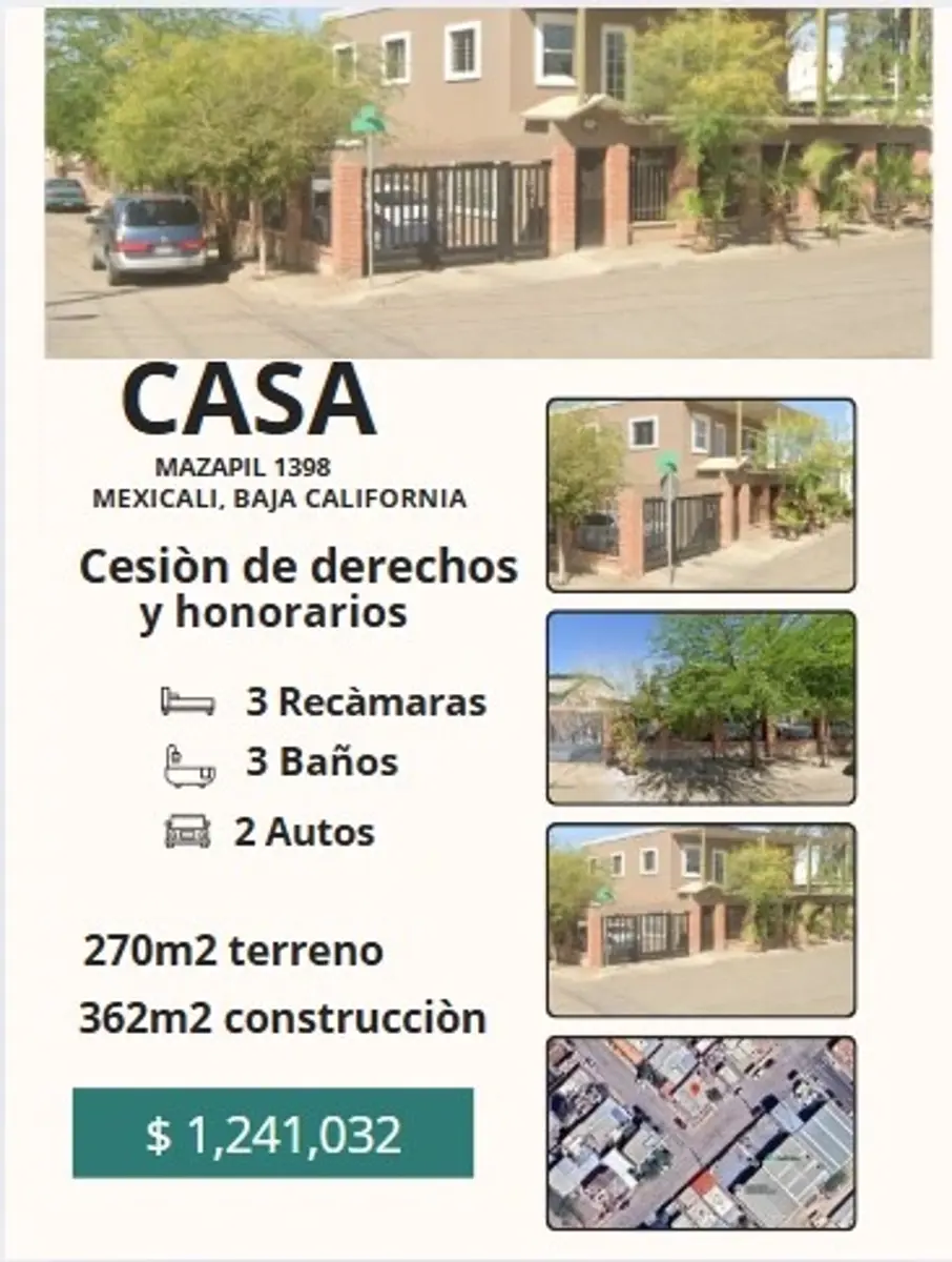 Casa en venta en Balbuena, Mexicali — foto 1 de 13