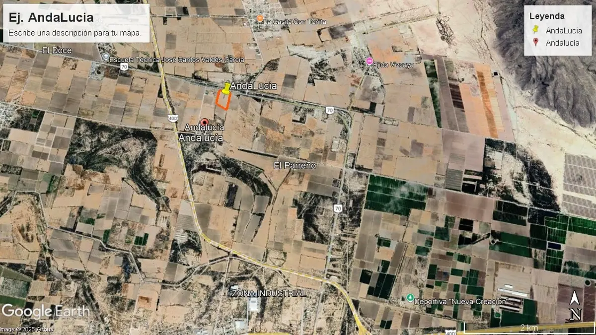 Terreno en Venta en Andalucia, Matamoros, Coahuila de Zaragoza Terreno en Venta en Andalucia, Matamoros, Coahuila de Zaragoza