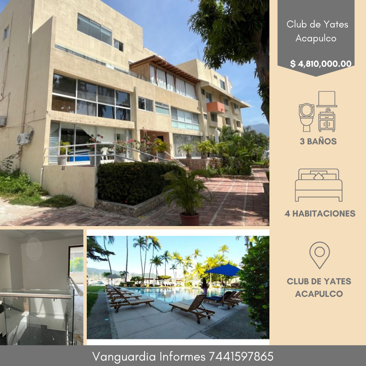 Departamento en venta en Las Playas, Acapulco de Juárez — foto 1 de 11