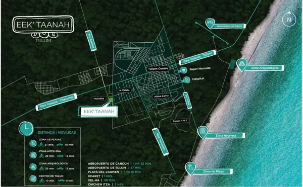 Departamento en venta en La Veleta, Tulum — foto 3 de 15