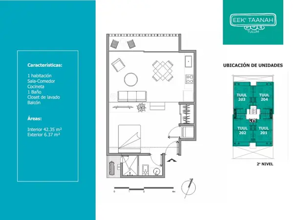 Departamento en venta en La Veleta, Tulum — foto 2 de 15