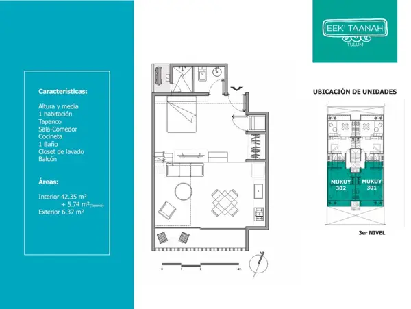 Departamento en venta en La Veleta, Tulum — foto 2 de 13