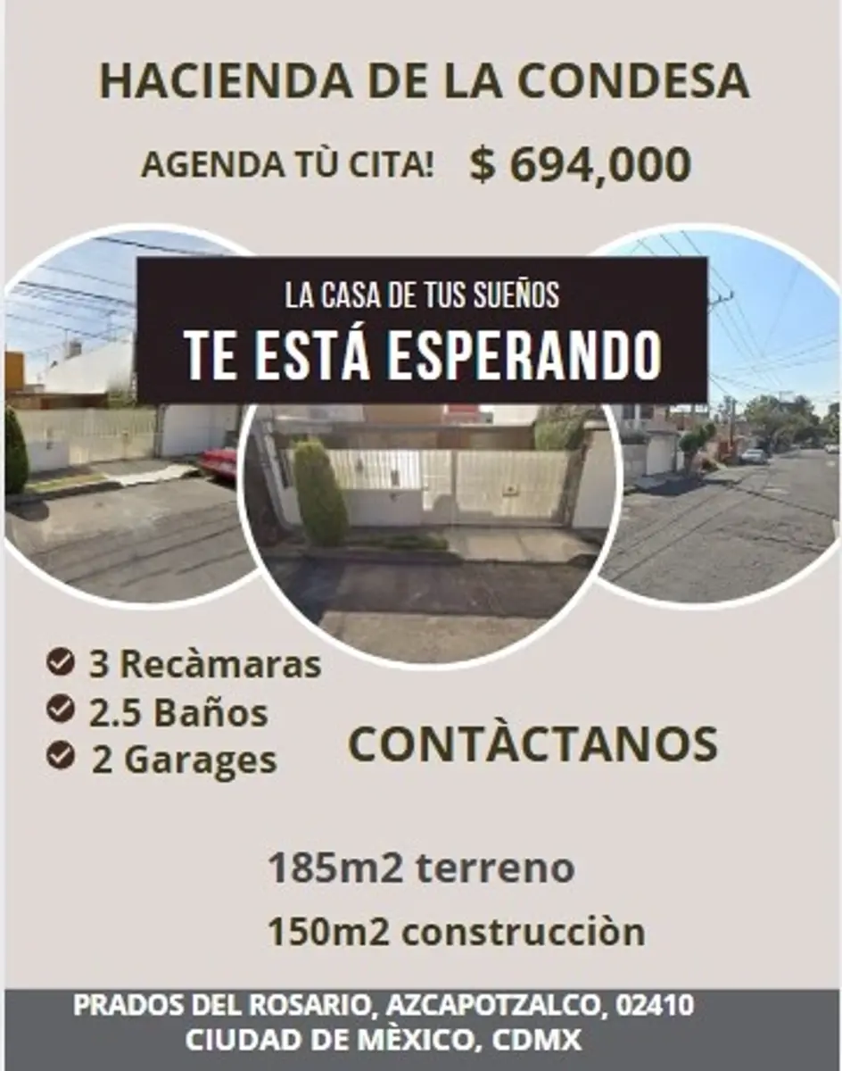 Casa en venta en Prados del Rosario, Azcapotzalco — foto 1 de 13