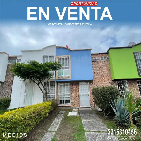 Casa en Real Campestre, Puebla, Cerca al Soriana Bosques San Sebastian