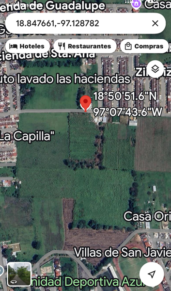 Terreno en venta en Villas de la Hacienda, Río Blanco — foto 2 de 7