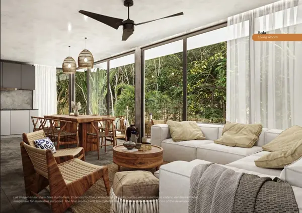 Departamento en venta en Aldea Zama, Tulum — foto 2 de 10