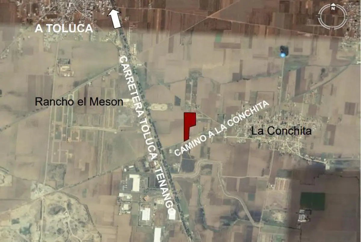 Terreno en venta en La Concepción Coatipac (La Conchita), Calimaya — foto 1 de 7