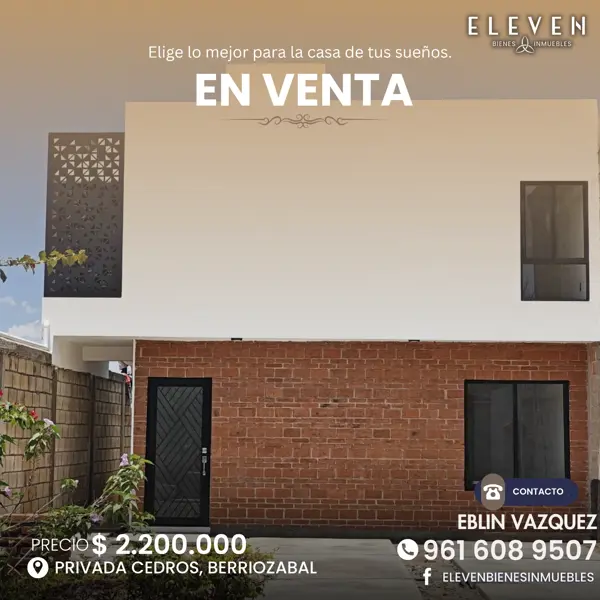 Casa en Venta en Residencial Pedregal Bugambilias, Berriozábal
