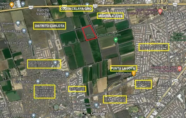 Terreno en Venta Entre Carlota y la Joya