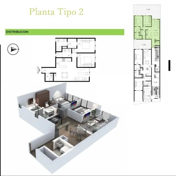 Departamento en venta en Piedad Narvarte, Benito Juárez — foto 2 de 14