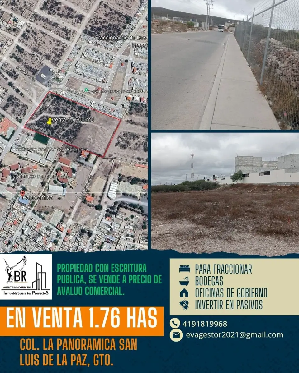 Terreno en venta en San Luis de la Paz Centro, San Luis de la Paz — foto 1 de 11