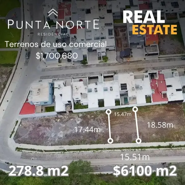 Terreno comercial Punta Norte
