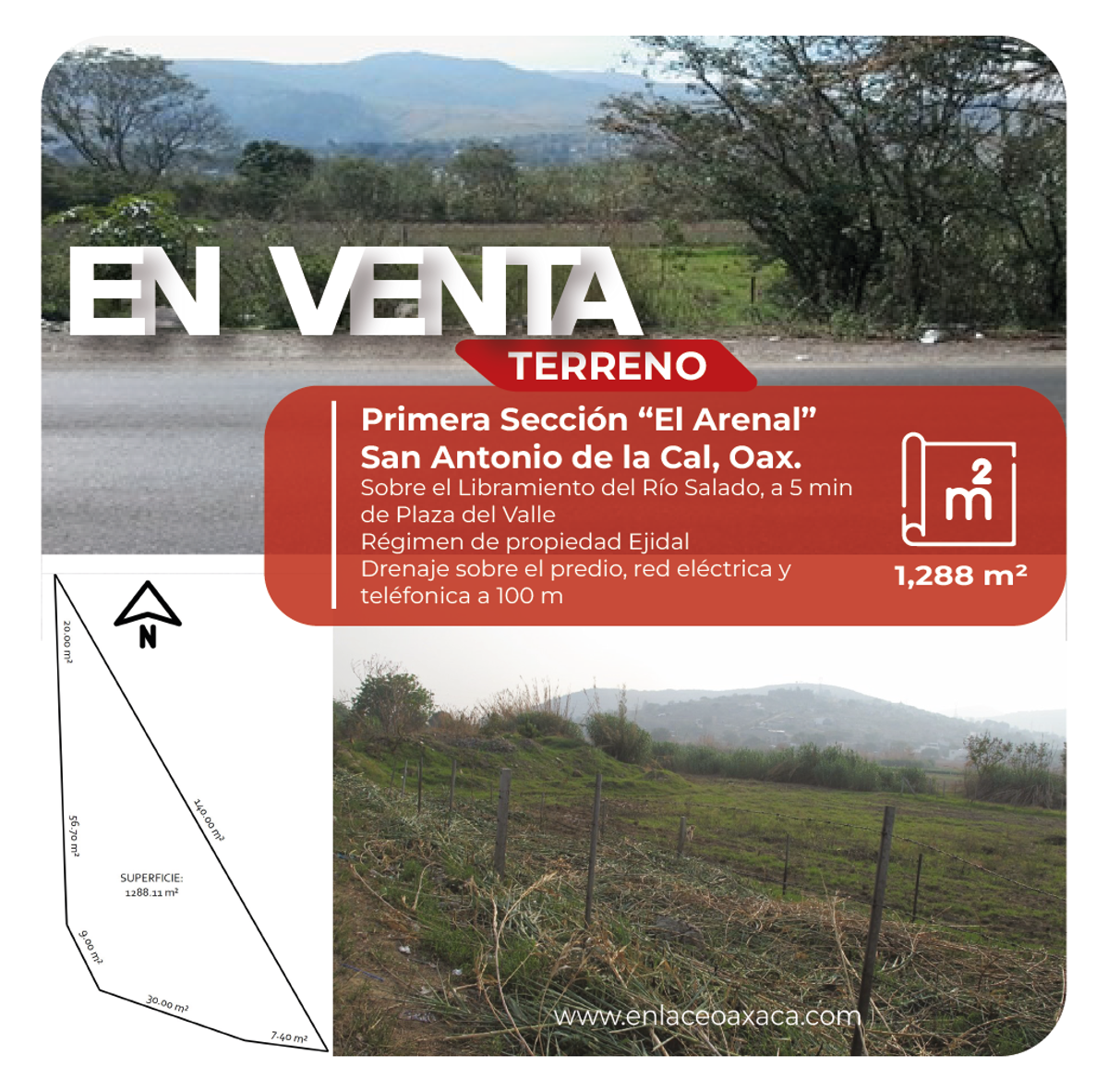 Terreno en venta en 1a Sección la Calera, San Antonio de la Cal — foto 1 de 3