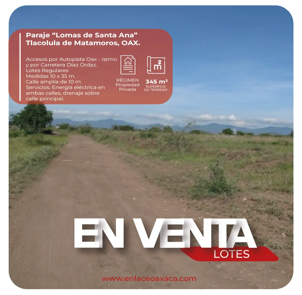 Terreno en venta en Lomas de Santa Ana, Tlacolula de Matamoros — foto 1 de 4