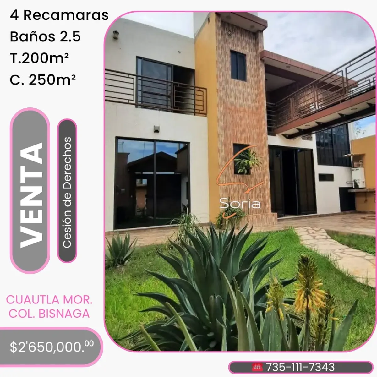 Casa en venta en La Biznaga, Cuautla — foto 1 de 12