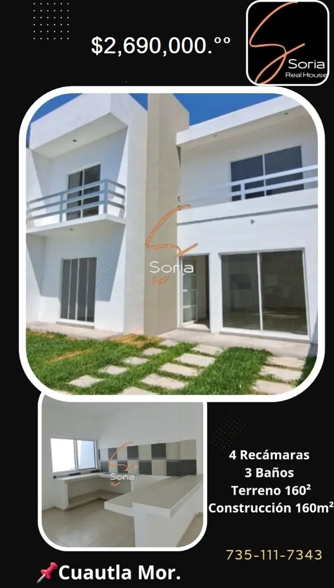 Casa en venta en Hermenegildo Galeana, Cuautla — foto 1 de 26
