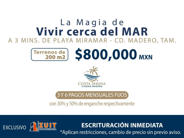 Terreno en venta en Miramar, Ciudad Madero — foto 3 de 4