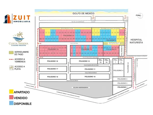Terreno en venta en Miramar, Ciudad Madero — foto 2 de 4