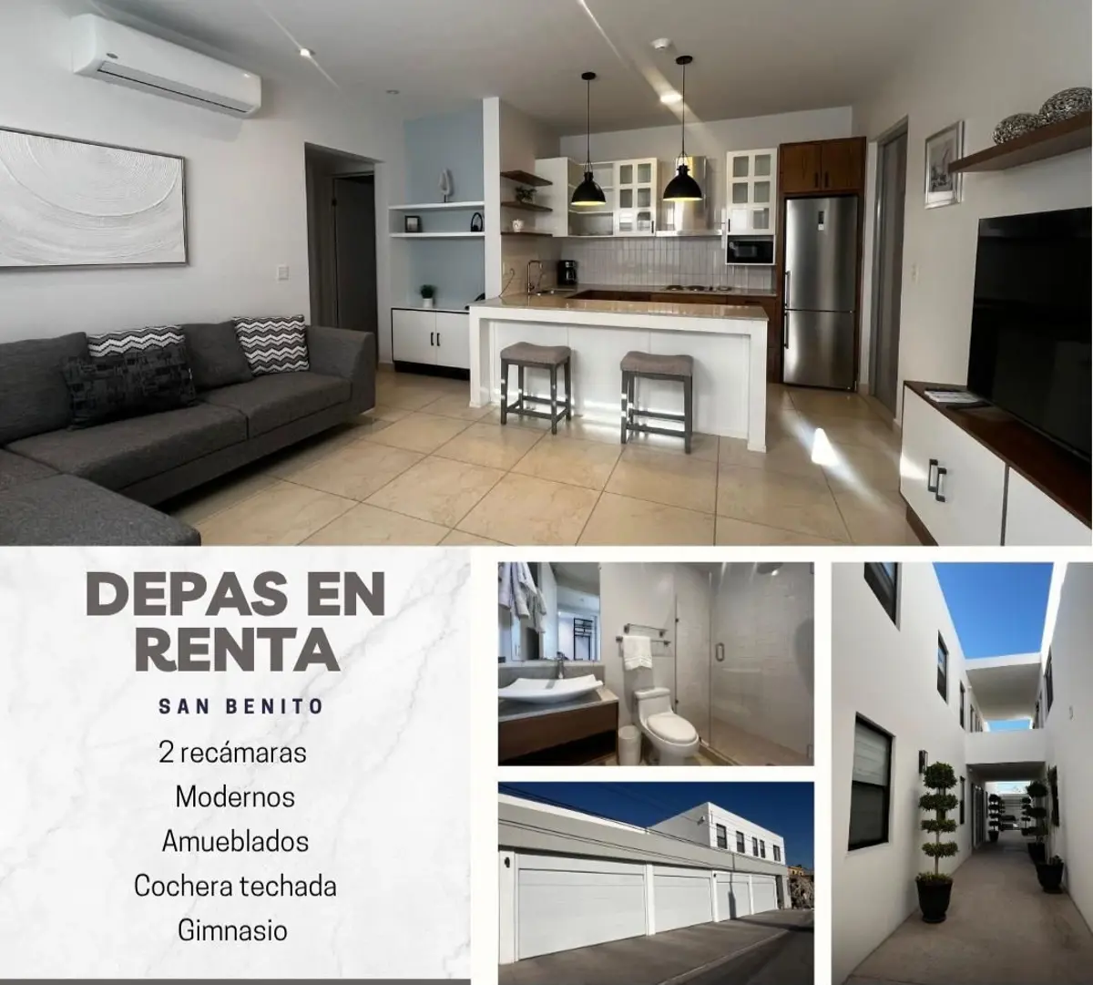 Departamento en renta en San Benito, Hermosillo