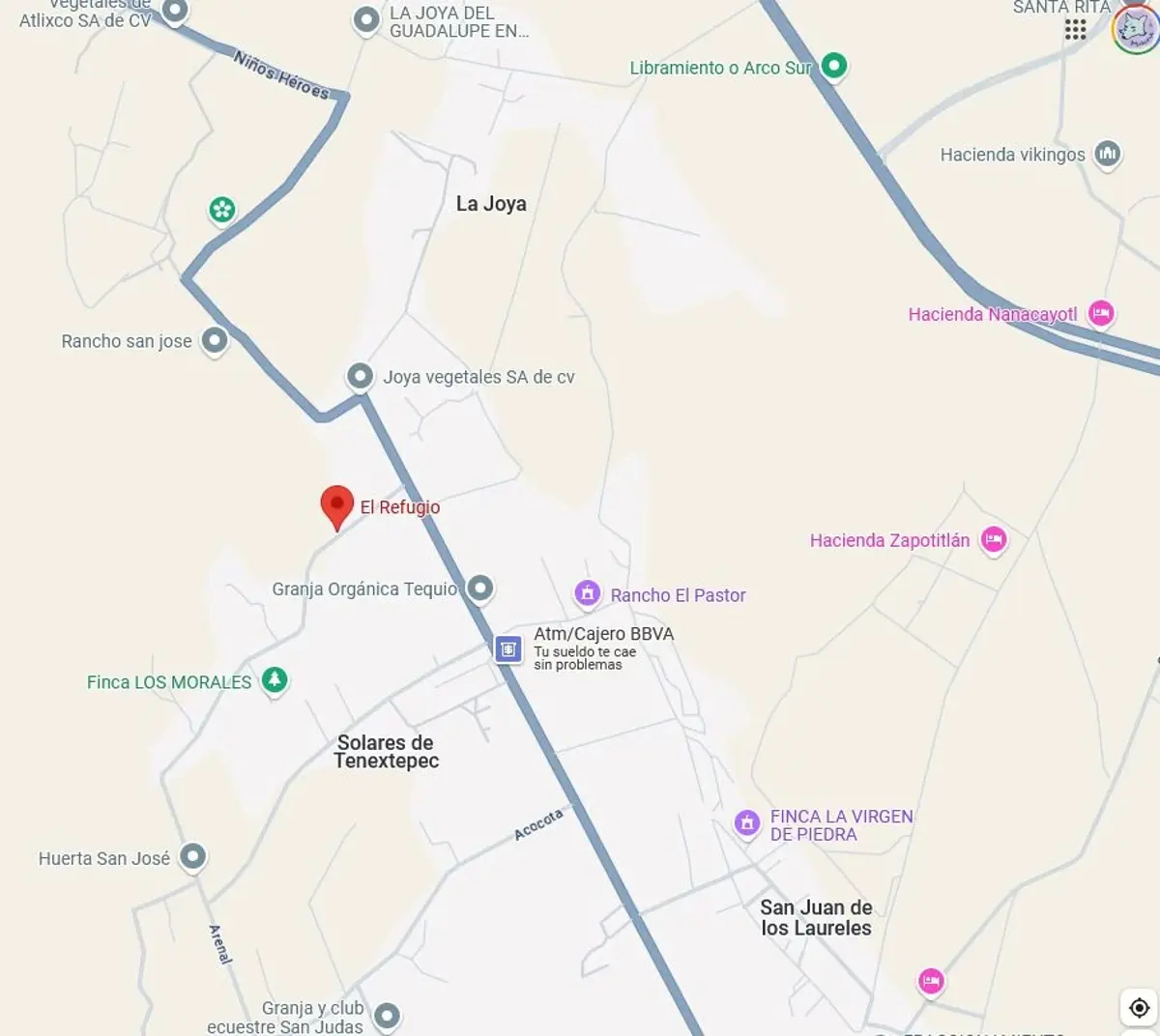 Terreno en venta en Solares de Tenextepec, Atlixco