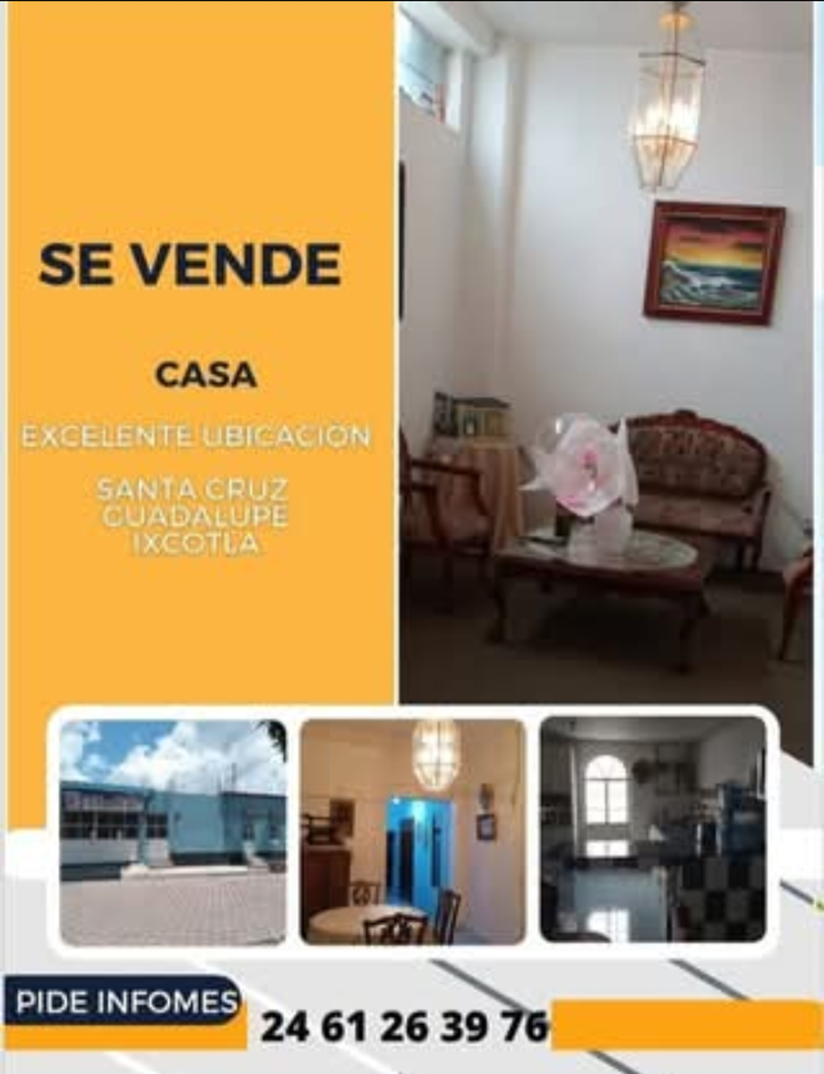 Casa en venta en Santa Cruz Guadalupe, Chiautempan — foto 1 de 14