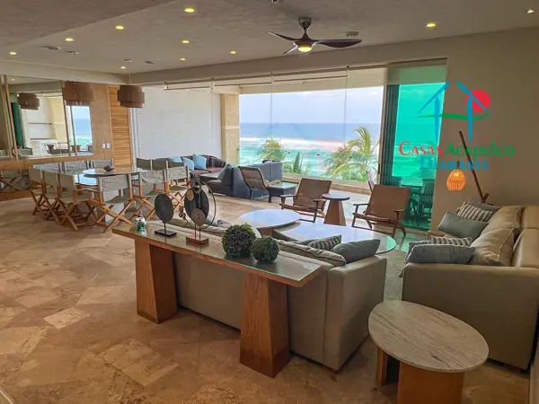 Departamento de Lujo con Vista al Mar y Terraza Privada