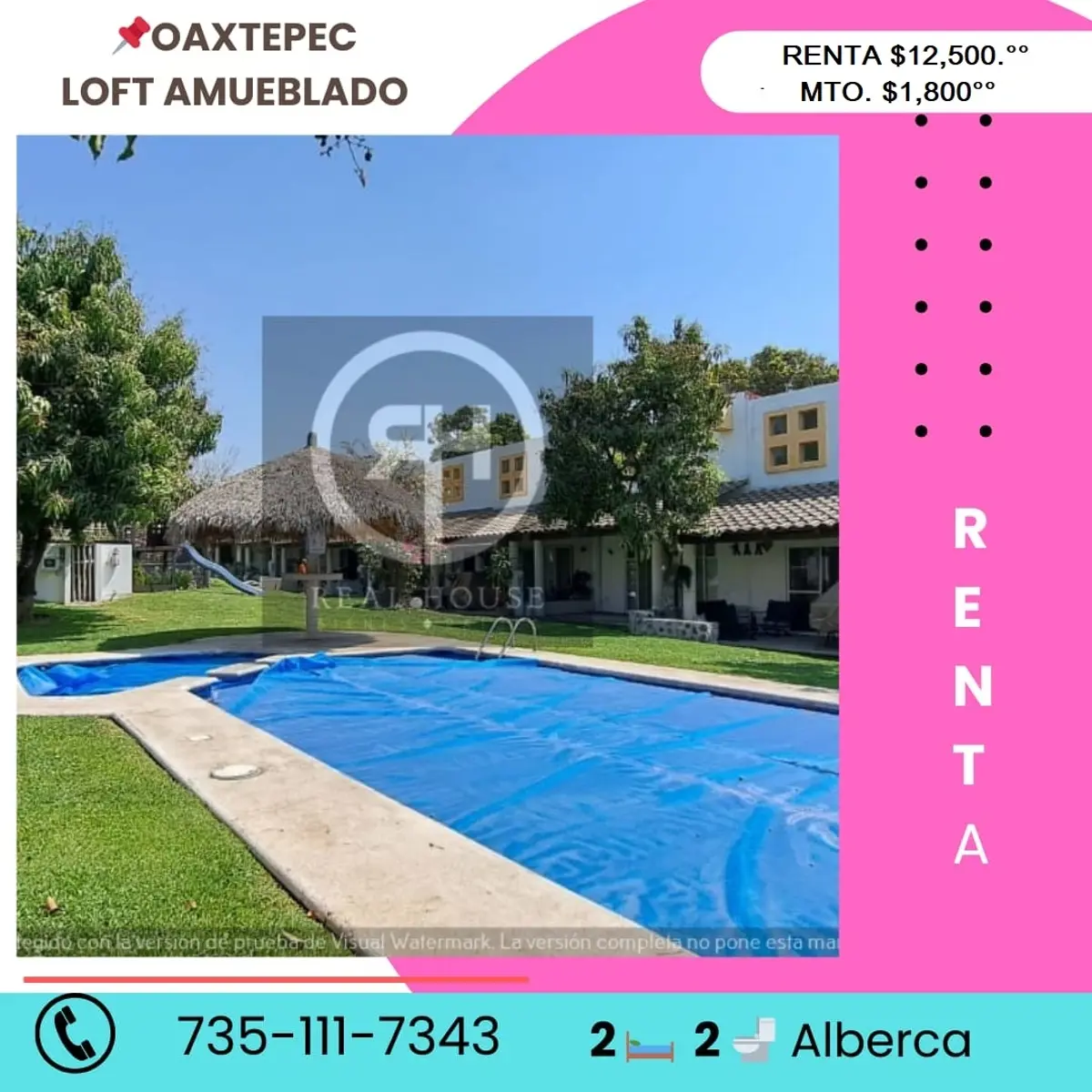 Casa en renta en Oaxtepec Centro, Yautepec — foto 1 de 31