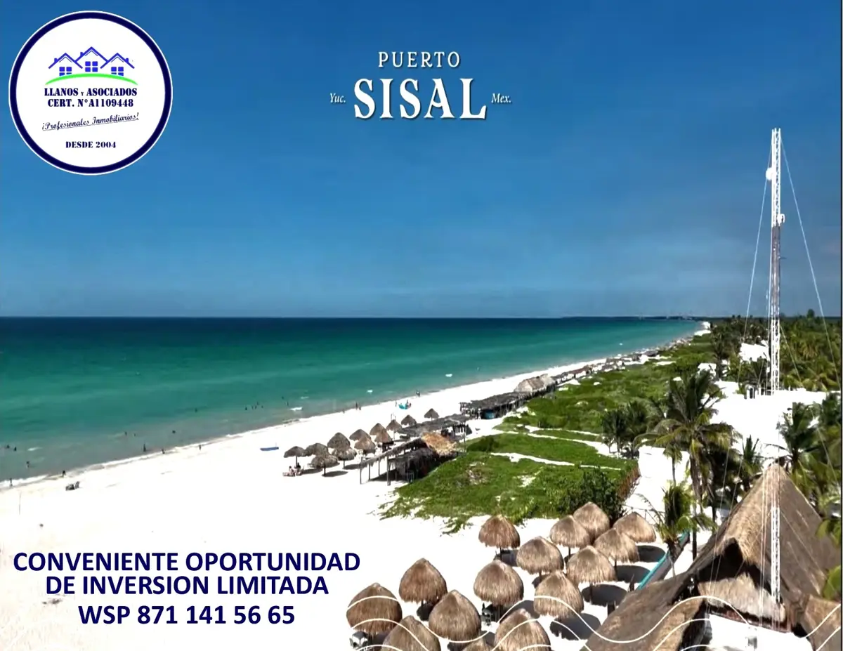 Terreno en venta en Sisal, Hunucmá — foto 1 de 4