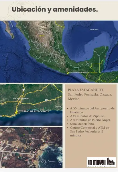 Terreno en venta en Playa Estacahuite, San Pedro Pochutla — foto 2 de 11