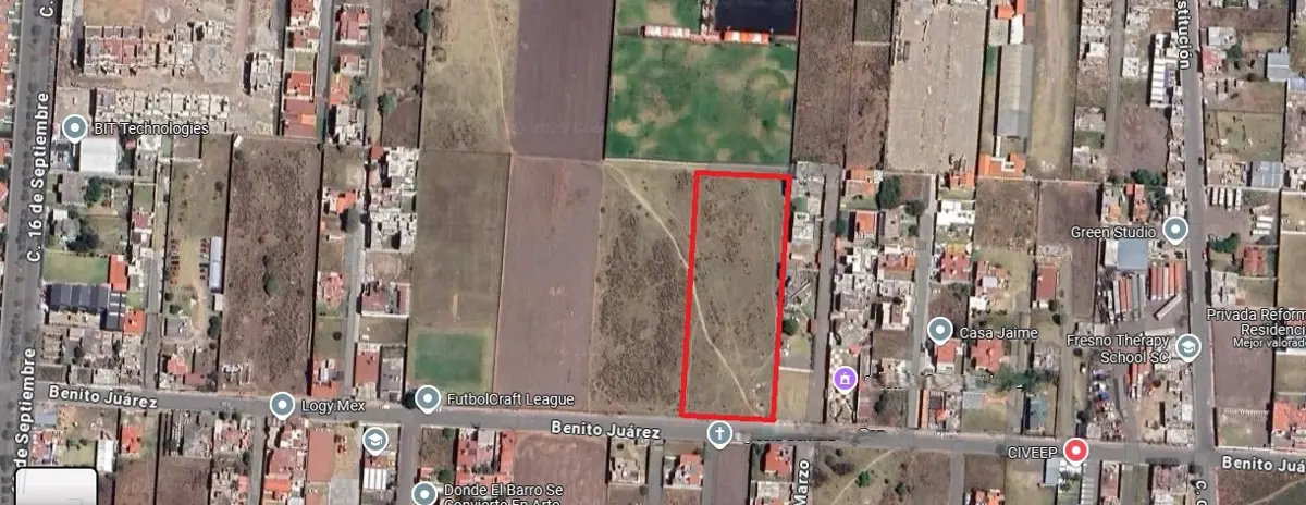 Terreno en venta en Agrícola Lázaro Cárdenas, Metepec — foto 1 de 9