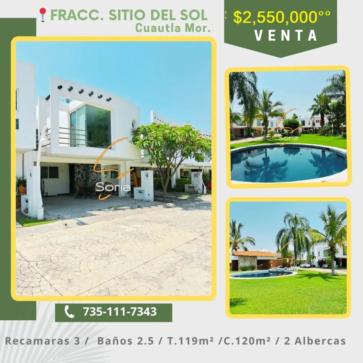 Casa en venta en Sitio del Sol, Cuautla — foto 1 de 40