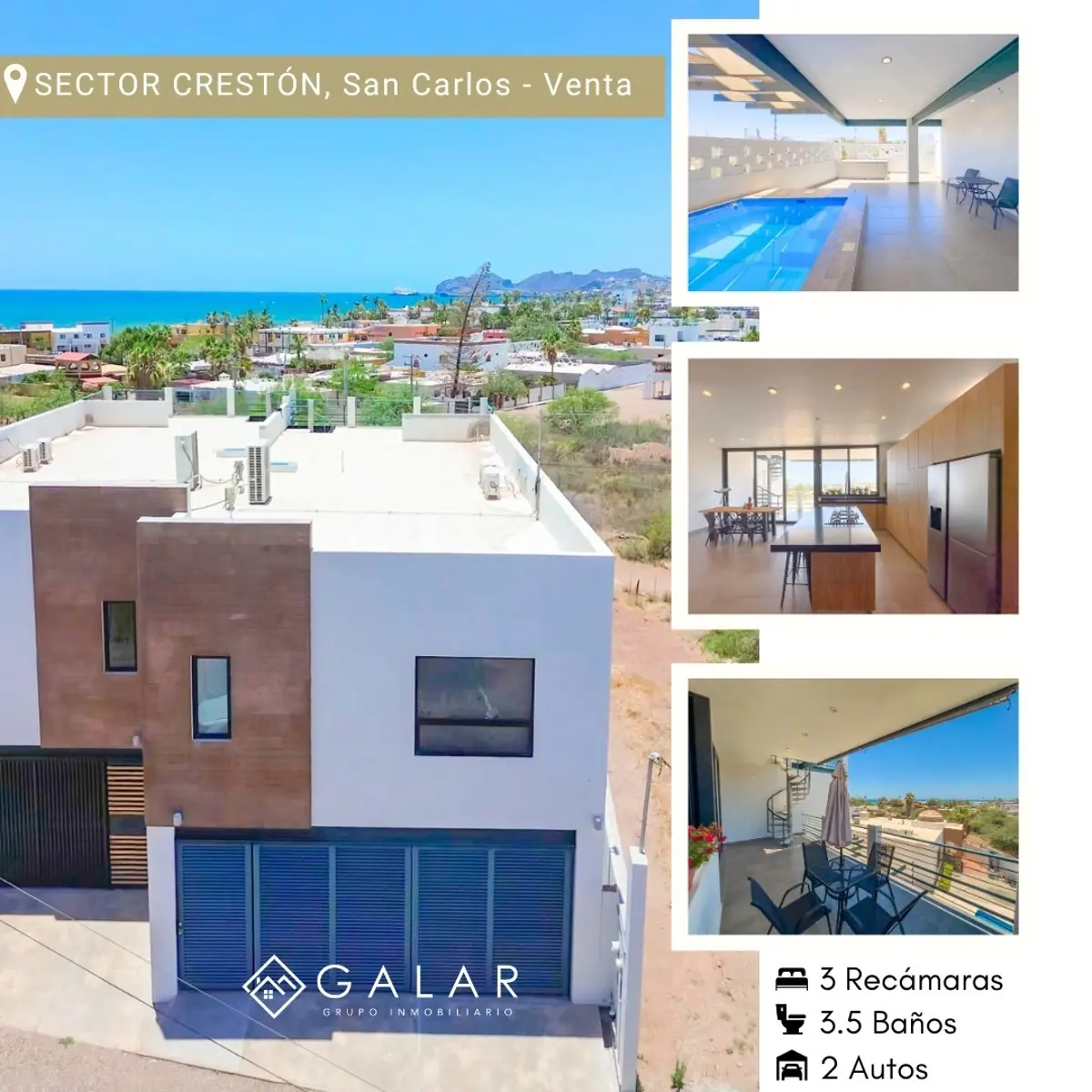 Casa en venta en San Carlos (San Carlos Nuevo Guaymas), Guaymas — foto 1 de 42