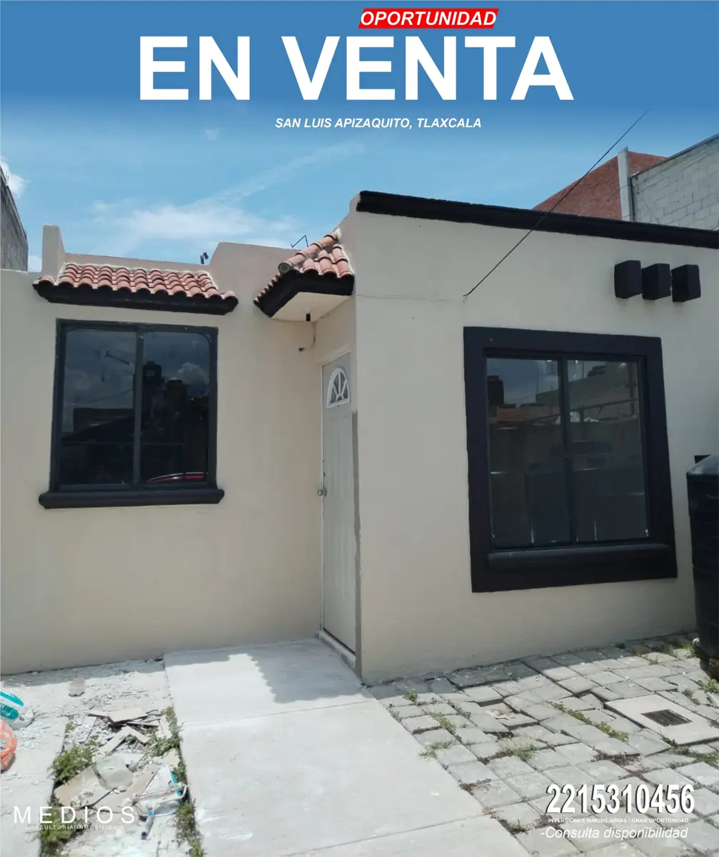 Casa en venta en San Luis Apizaquito, Apizaco — foto 1 de 8