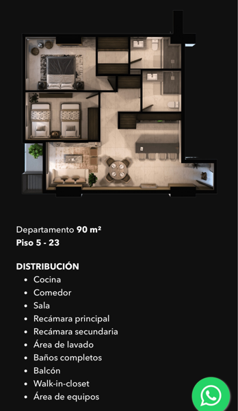 Departamento en venta en Alpes, Saltillo — foto 2 de 10