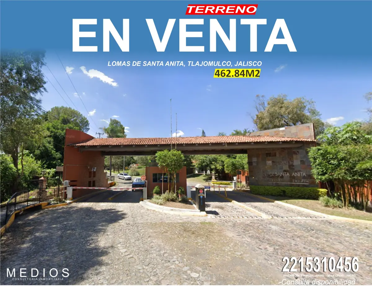 Terreno en venta en Lomas de Santa Anita, Tlajomulco de Zúñiga — foto 1 de 2