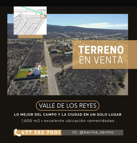 Terreno en Venta en Valle de los reyes