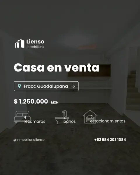 Casa en venta en La Guadalupana, Playa del Carmen — foto 2 de 13