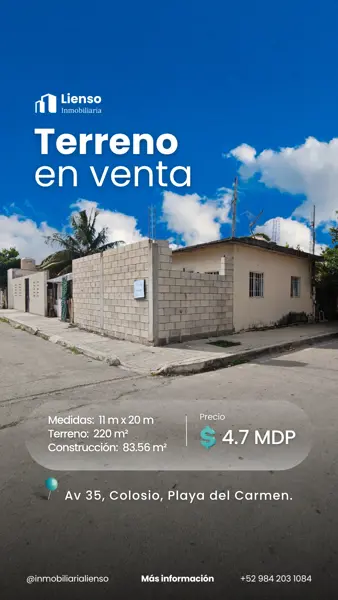 Terreno Av 35 en Venta