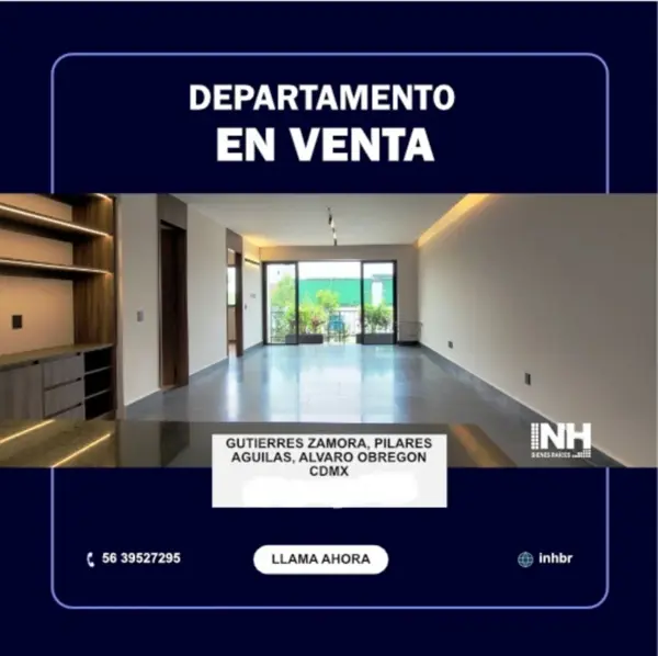 Departamento en Las Aguilas, Álvaro Obregón, Ciudad de México