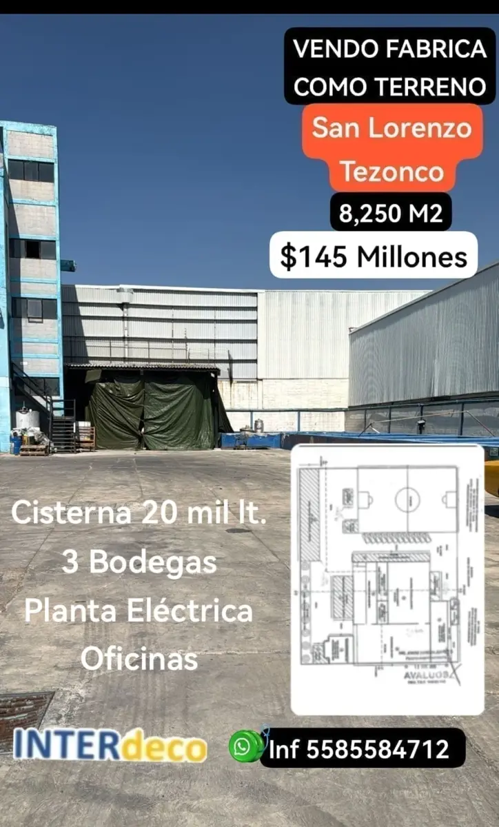 Terreno en venta en San Lorenzo Tezonco, Iztapalapa — foto 1 de 5