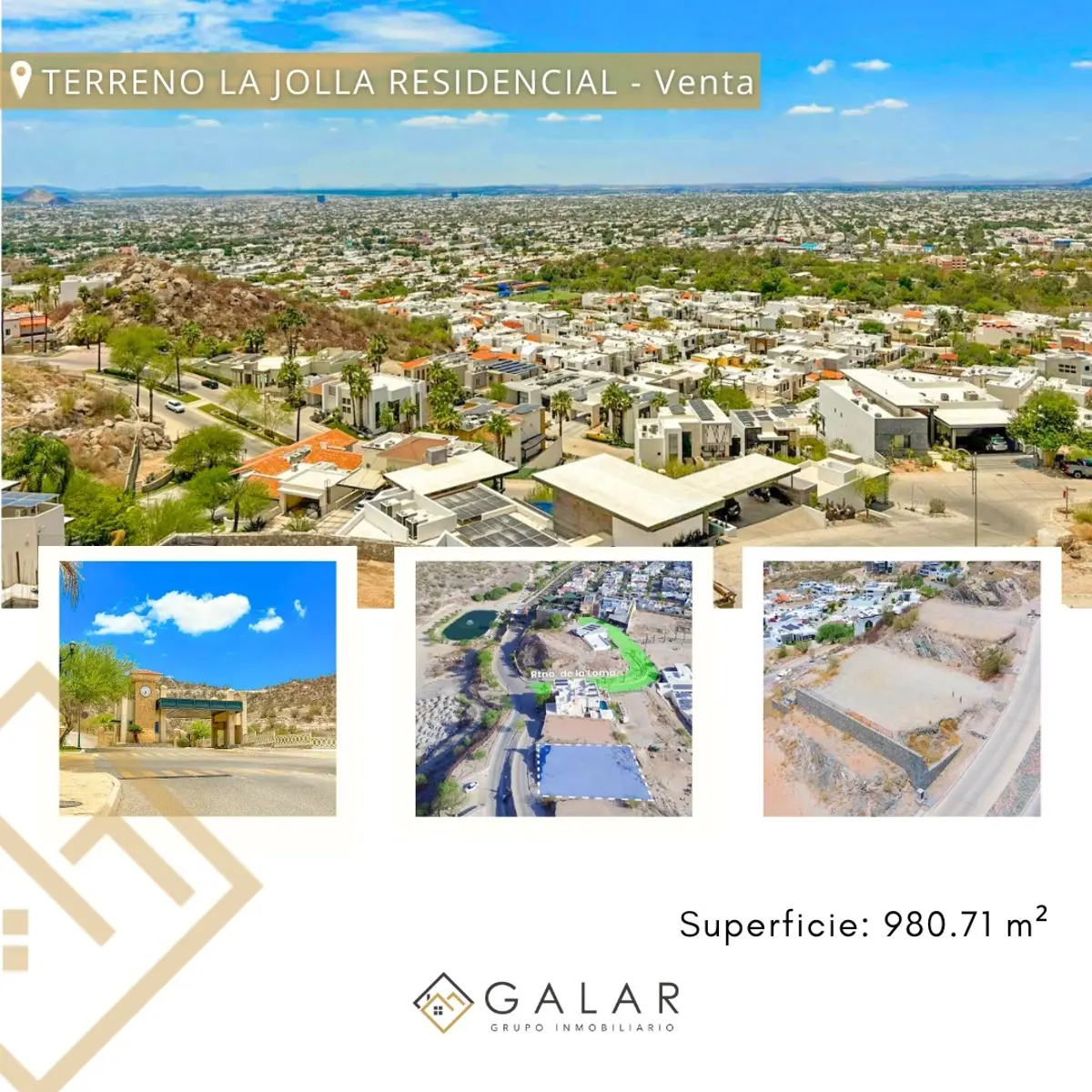 Terreno en venta en La Jolla Villa de los Diamantes, Hermosillo — foto 1 de 18